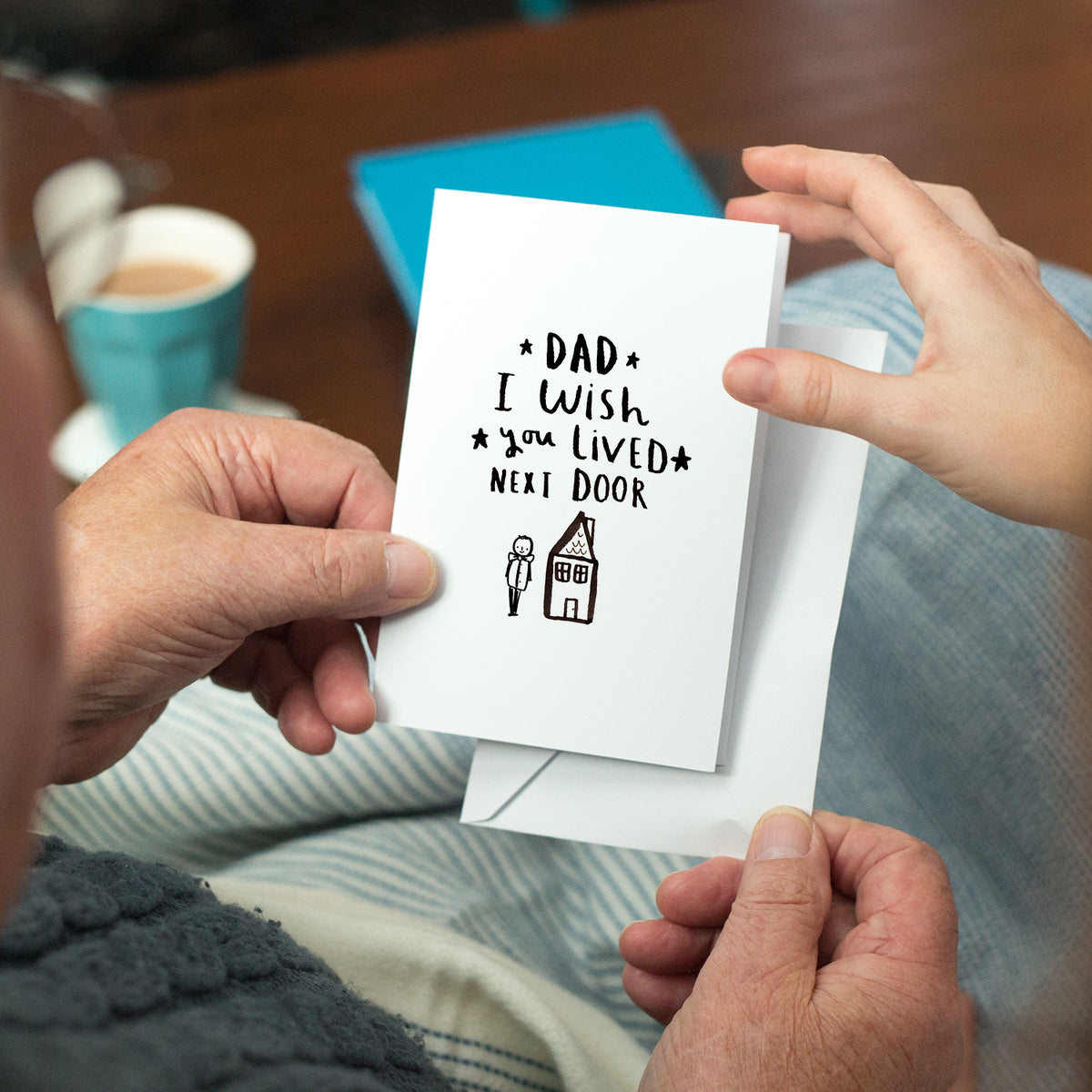 Dad I Wish You Lived Next Door' Greeting Card