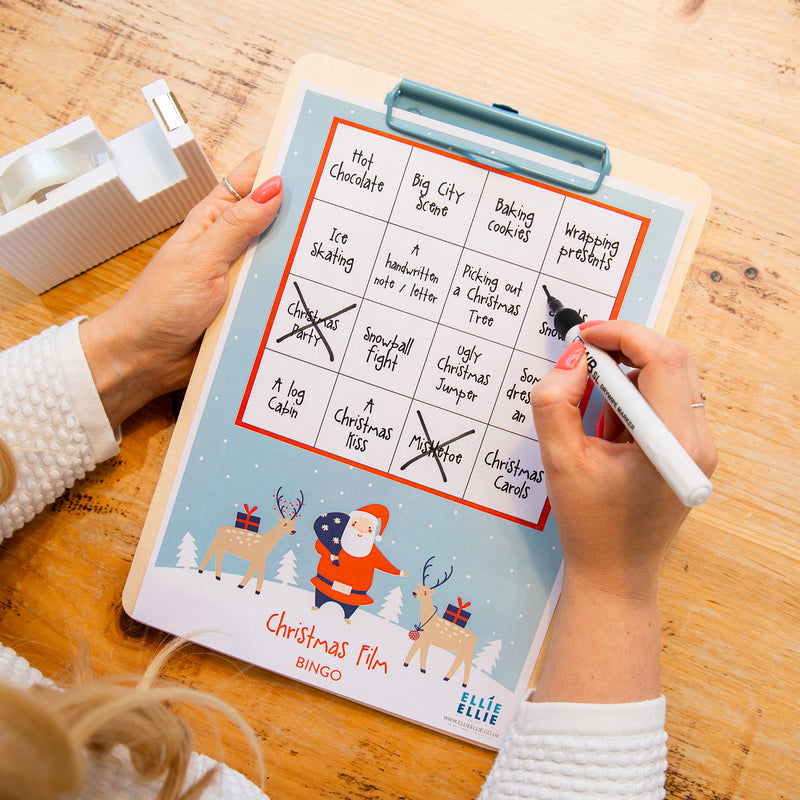 FREE Digital Download Christmas Film Bingo Game