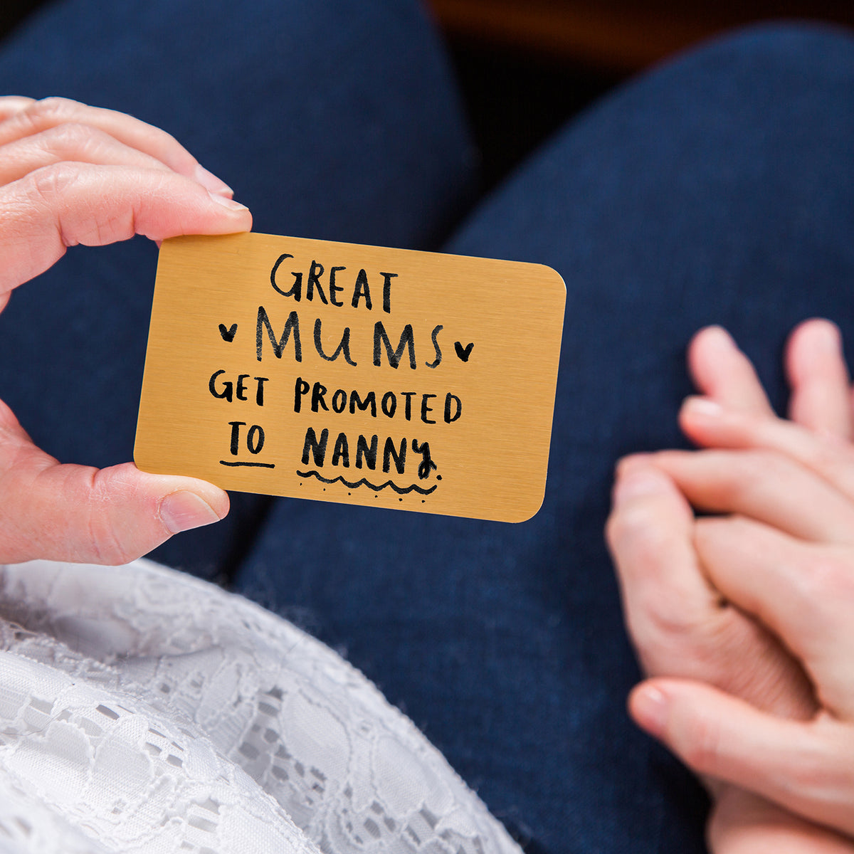 Great Mum's Get Promoted To Grandma' Purse Keepsake