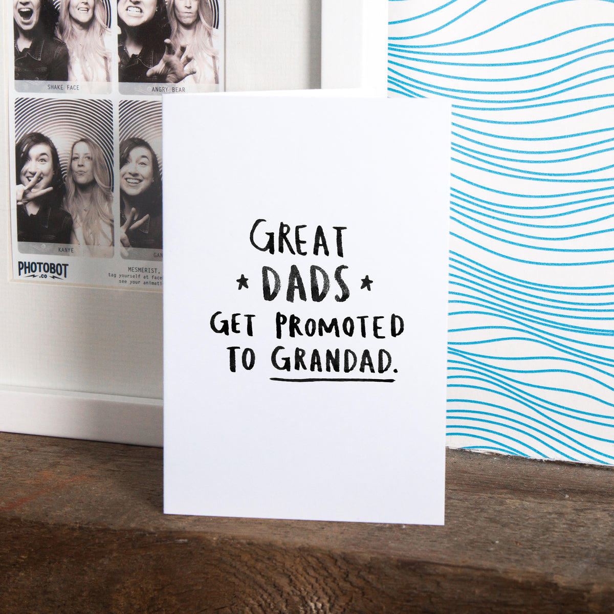 Great Dads Get Promoted To Grandad' Greeting Card