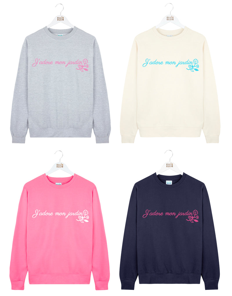 J'adore mon jardin Sweatshirt