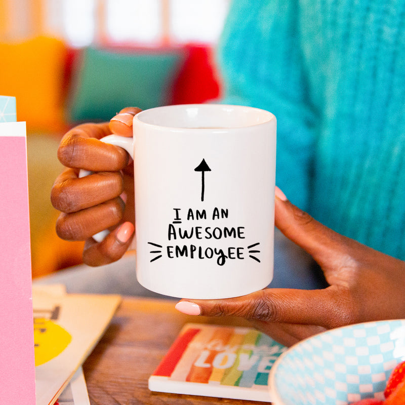 Personalised 'I Am An Awesome Employee' Staff Colleague Mug