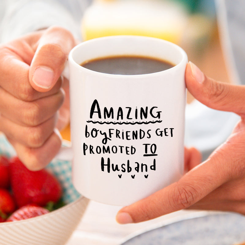 Amazing Boyfriends Get Promoted To Husband' Mug