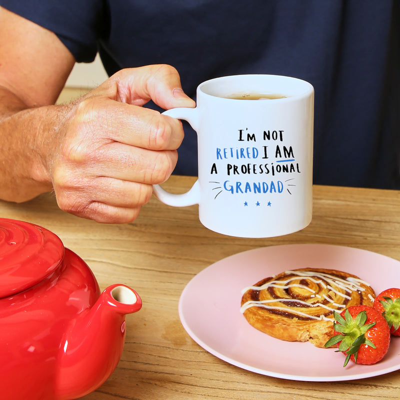 Personalised 'I'm Not Retired I'm A Professional..' Mug - In colour