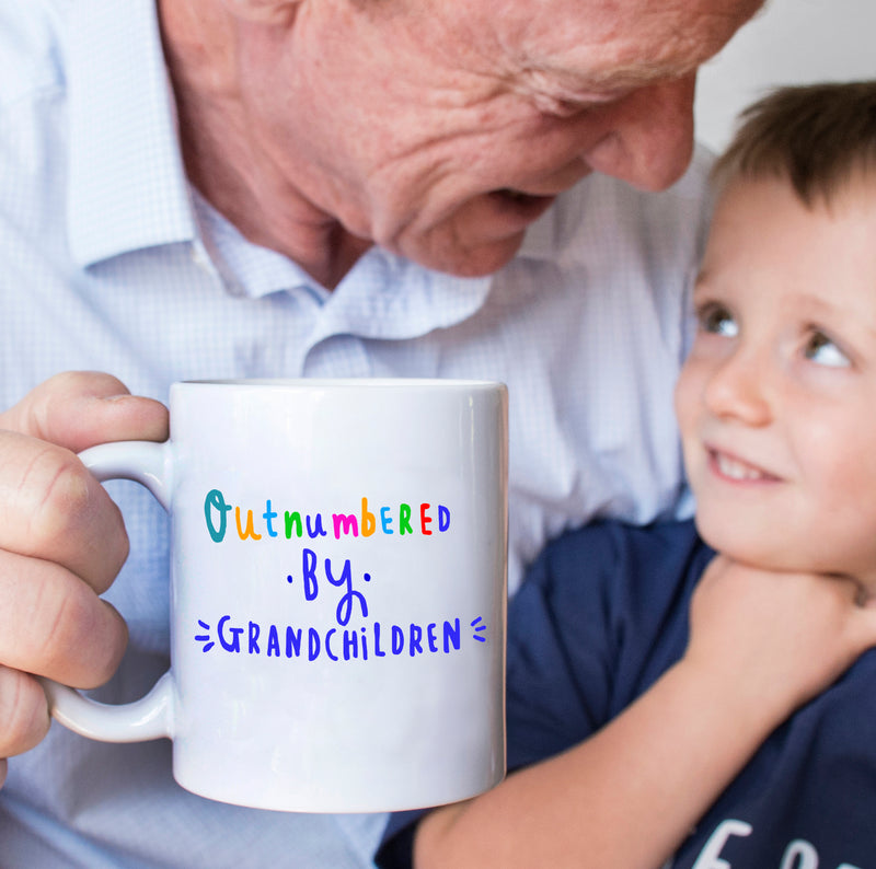 Outnumbered by Grandkids' Men's Sweatshirt