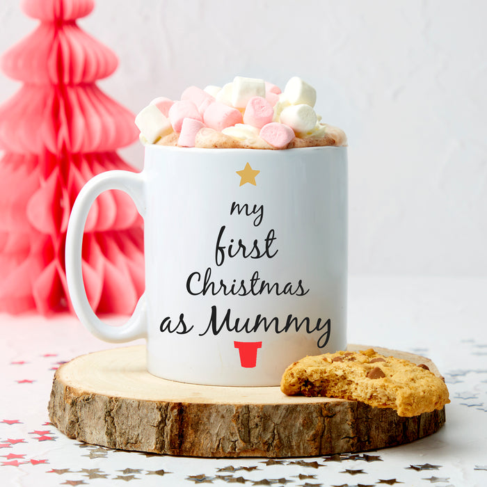 First Christmas As Mummy New Mum Christmas Mug