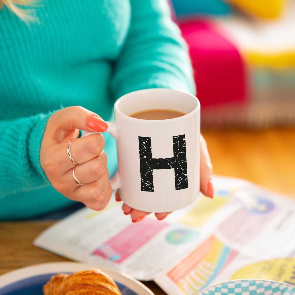 Monogram Constellation Personalised Initial Mug