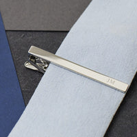 Initial Personalised Tie Clip