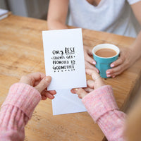 Best Friends Get Promoted To Godmother' Keepsake