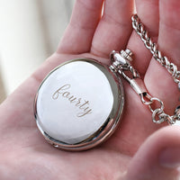 Written Birthday Personalised Pocket Watch