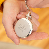 Written Birthday Personalised Pocket Watch