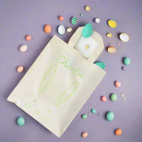 Personalised Easter Bunny Rabbit Egg Hunt Bag