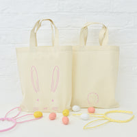 Personalised Easter Bunny Rabbit Egg Hunt Bag