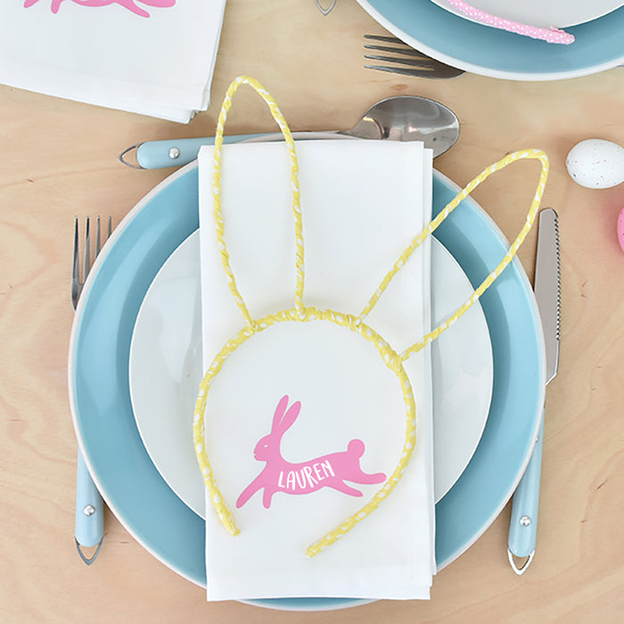 Personalised Bunny Rabbit Napkin