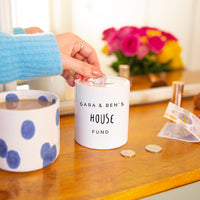 Couples Personalised Money Box Fund