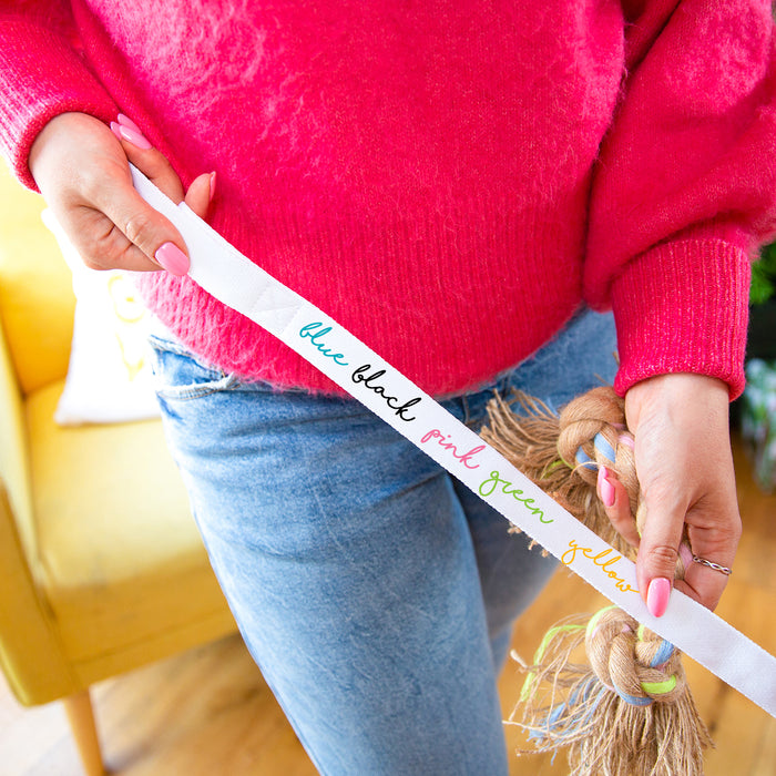 Personalised 'Time For Walkies' Pet Dog Lead