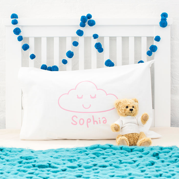 Children's Personalised Cloud Pillow Case