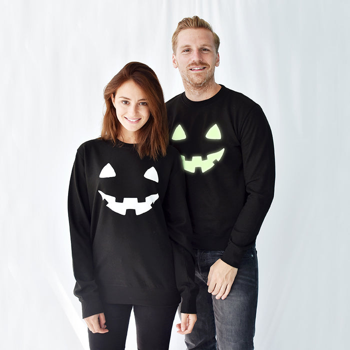 Pumpkin Face' Unisex Halloween Sweatshirt Jumper