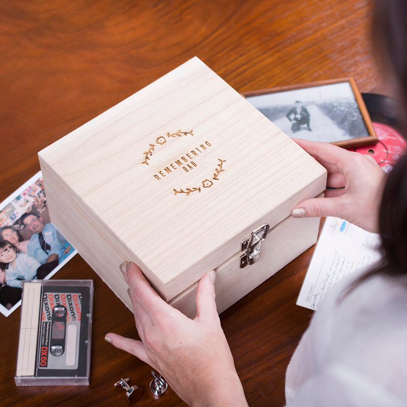 Remembrance Personalised Name Memory Box