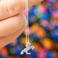 Sterling Silver Horse Necklace