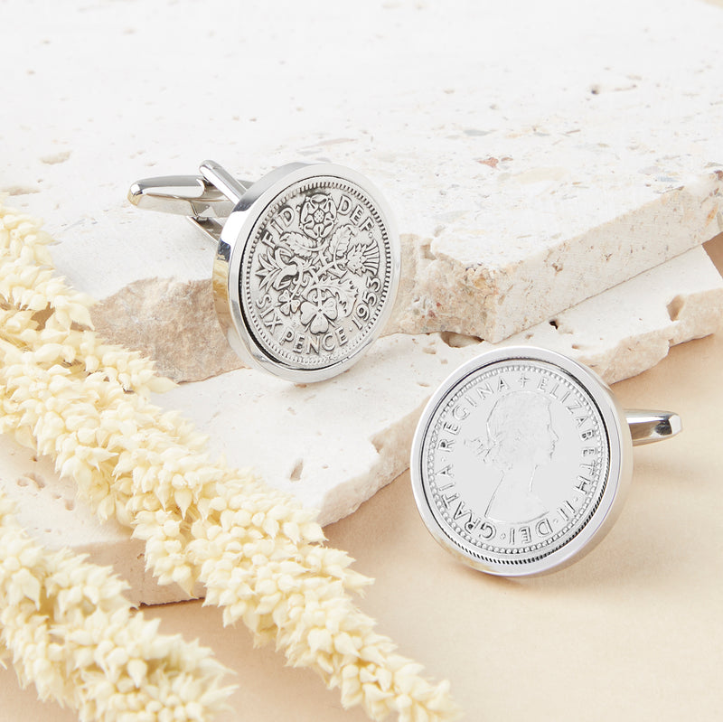 Sixpence Coin Cufflinks