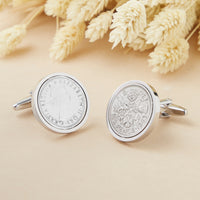 Sixpence Coin Cufflinks