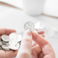 Sixpence 1964 60th Birthday Coin Cufflinks