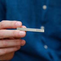 Initial Personalised Tie Clip