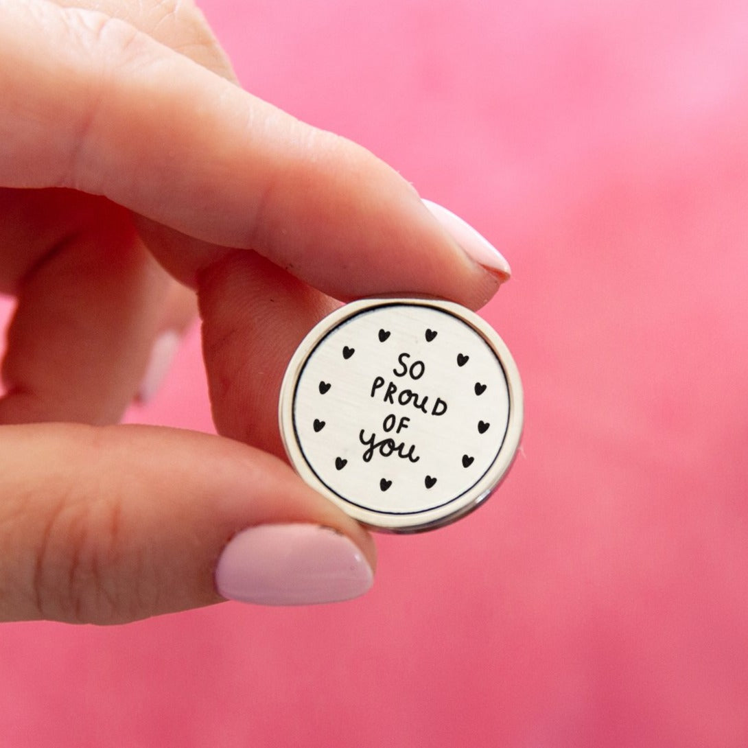 So Proud Of You' Pocket Token Keepsake