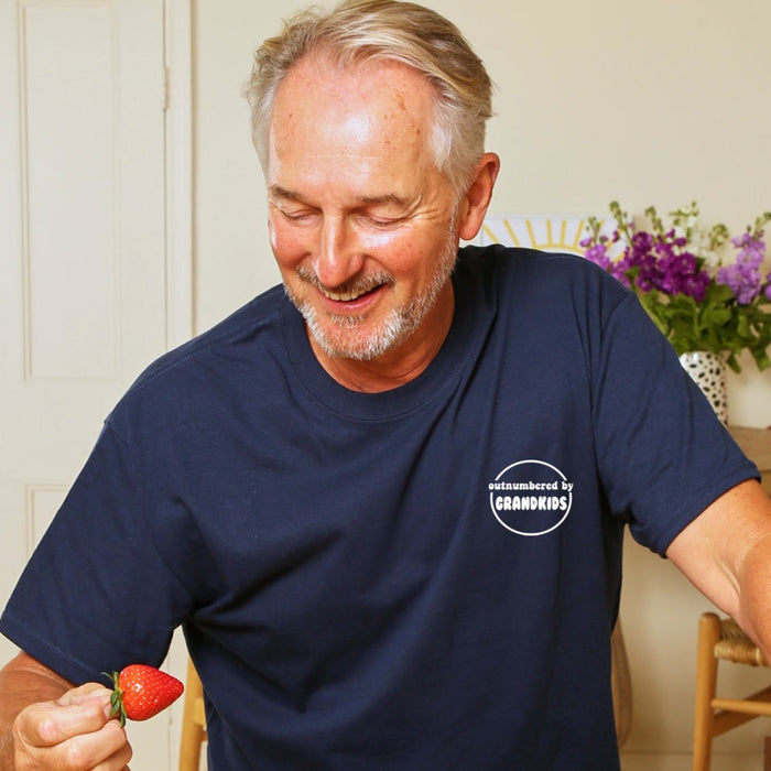 Grandad 'Outnumbered By Grandchildren' T-Shirt