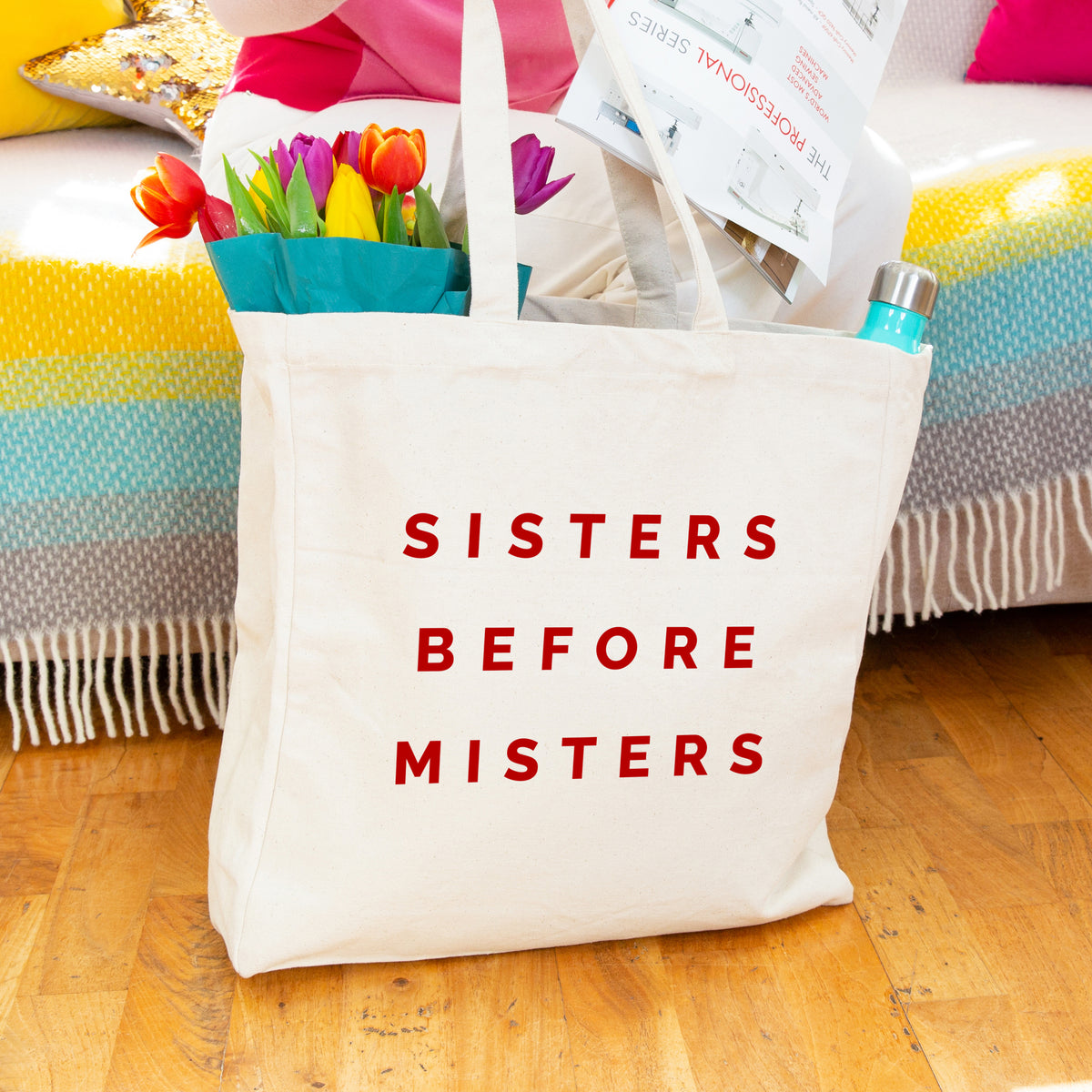 Sisters Before Misters Friendship Tote Bag