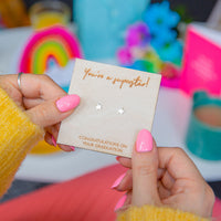 You're A Star' Personalised Stud Earrings