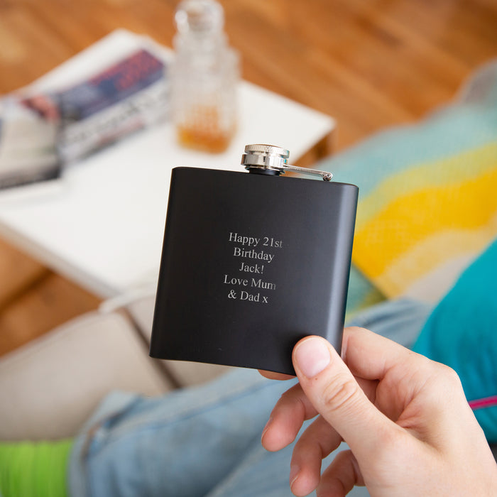 Sip Sip Hooray' Personalised Birthday Hip Flask