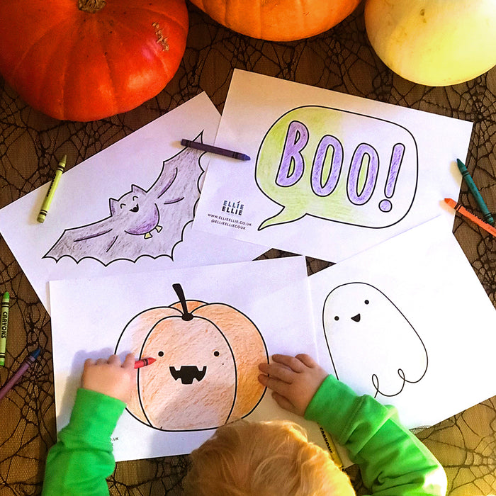 FREE Digital Download Halloween Colouring Pages