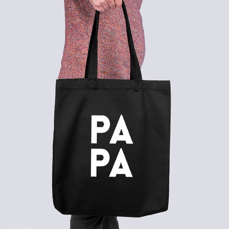 Dads 'PAPA' Men's Tote Shopping Bag