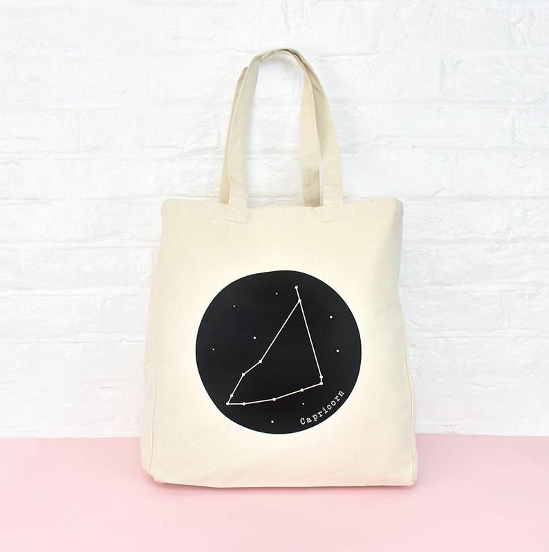 Star Sign Constellation Tote Bag