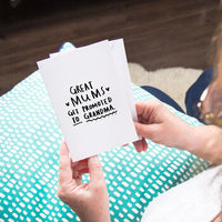 Great Mums Get Promoted To Grandma' Mug