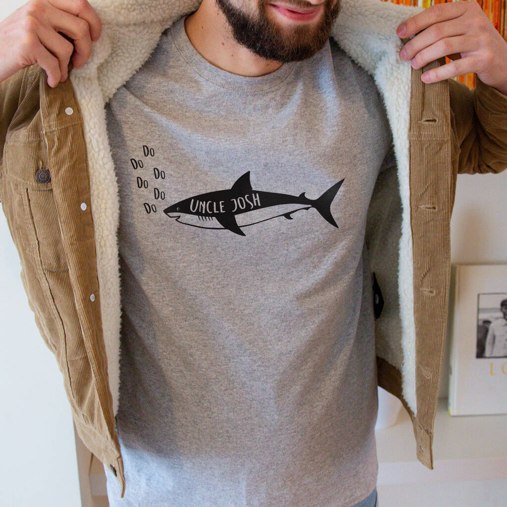 Adult Personalised Shark T-Shirt