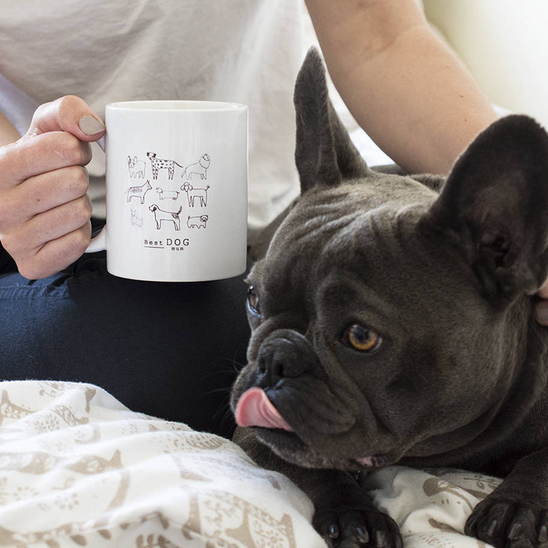 Best Dog Mum Illustration Mug