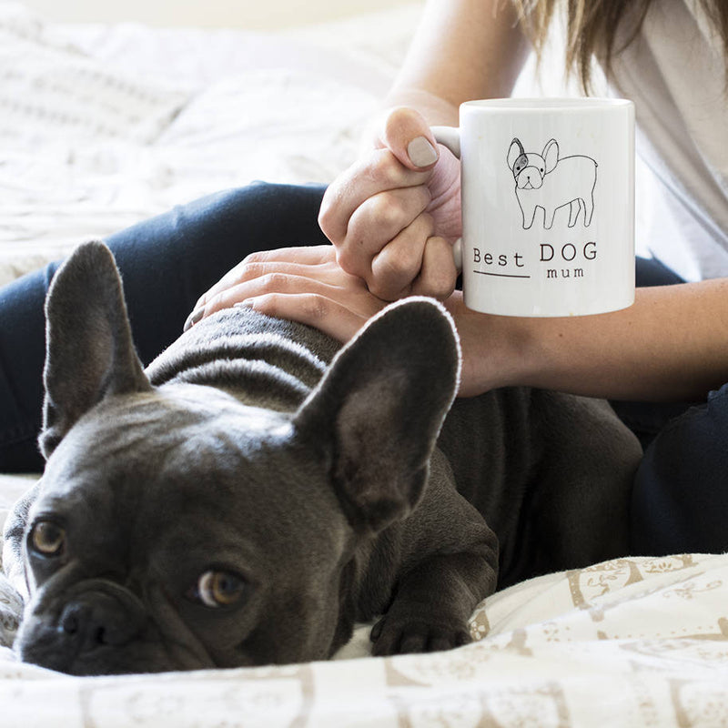 Best Dog Mum Illustration Breed Mug