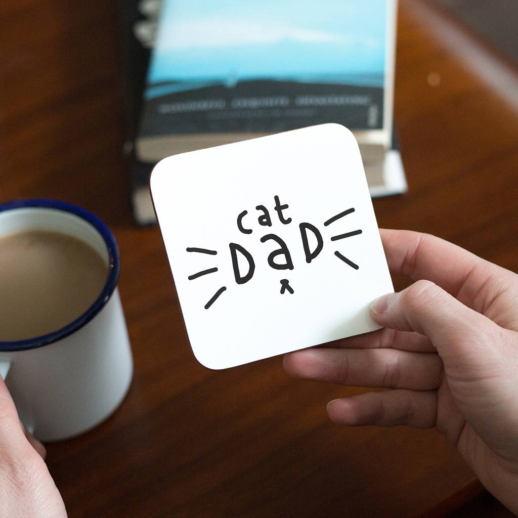 Cat Dad Coaster