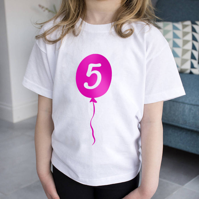 Children's Balloon Birthday T-Shirts