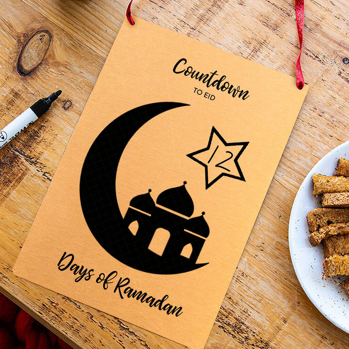 Countdown To Eid Reusable Calendar