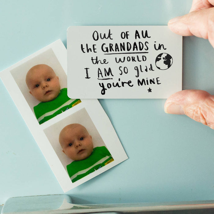 Grandad I Am So Glad You're Mine' Fridge Magnet