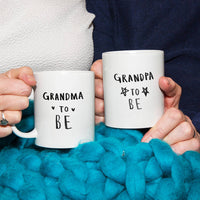 Grandparents To Be 'Grandma / Grandad To Be' Mug Set