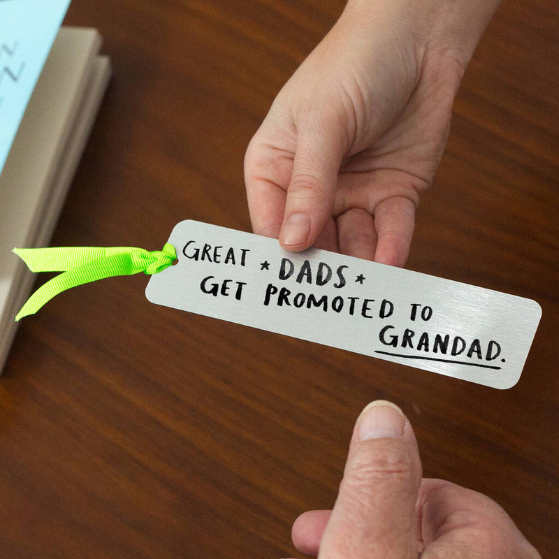 Great Dads Get Promoted To Grandad' Bookmark