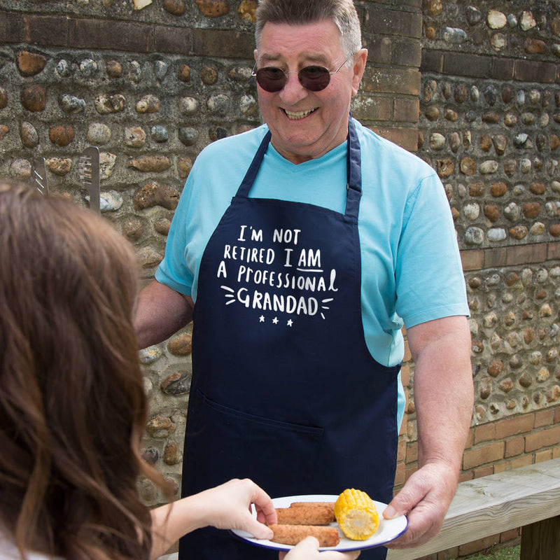 I'm Not Retired I'm A Professional Grandad' Apron