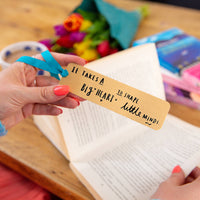 It Takes A Big Heart' Thank You Teacher Bookmark