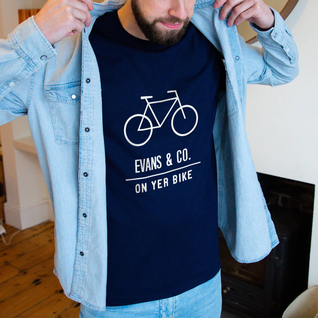 On Yer Bike' Personalised Adventure Men's T-Shirt