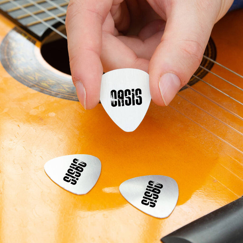 Personalised Band Name Guitar Plectrum / Pick